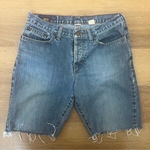 Abercrombie & Fitch Vintage 1892 Button Front Cut Off Denim Shorts Women’s 4